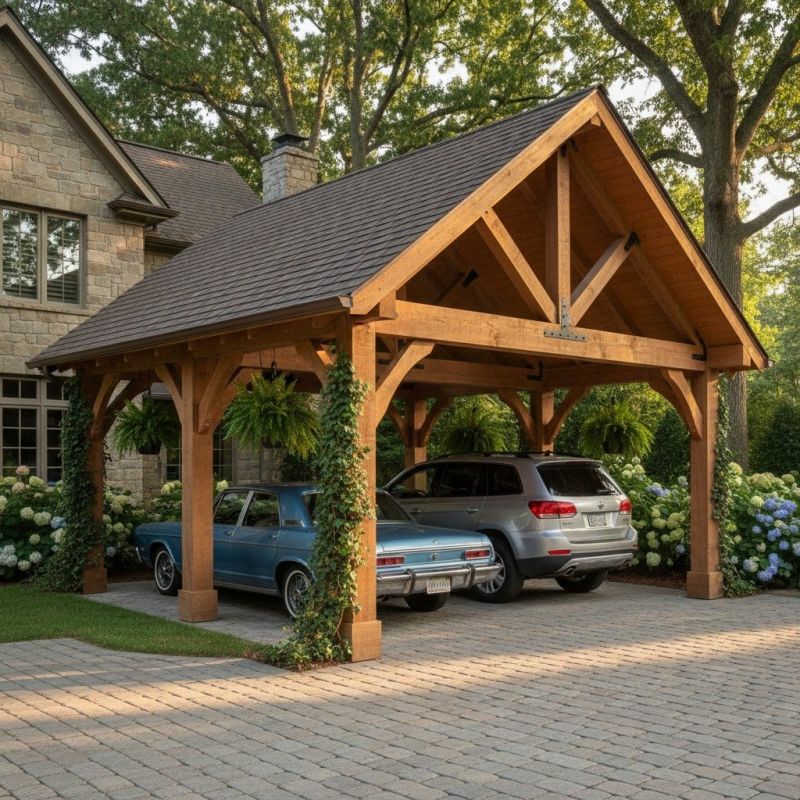 Carport Apron Installation
