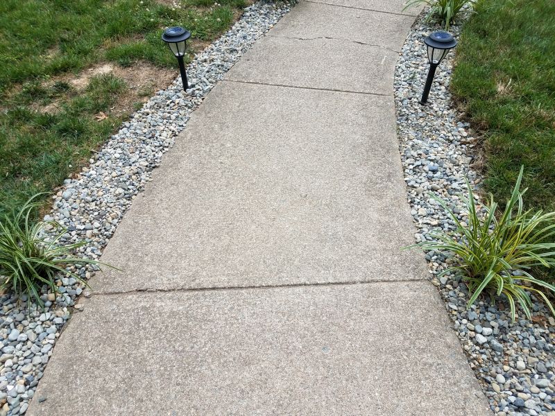Cement Walkway Installation