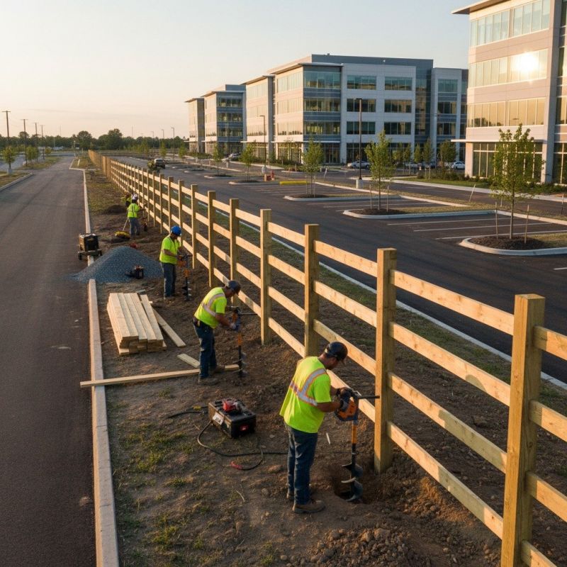 Concrete Fence Construction detail
